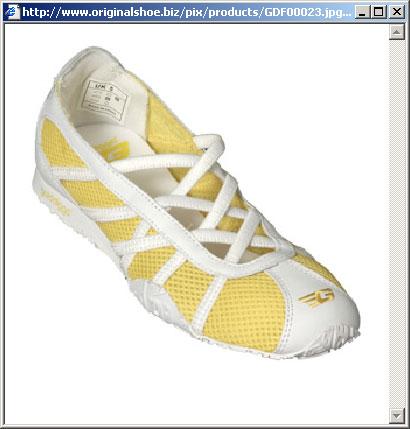 Photo of a juniors sports shoe